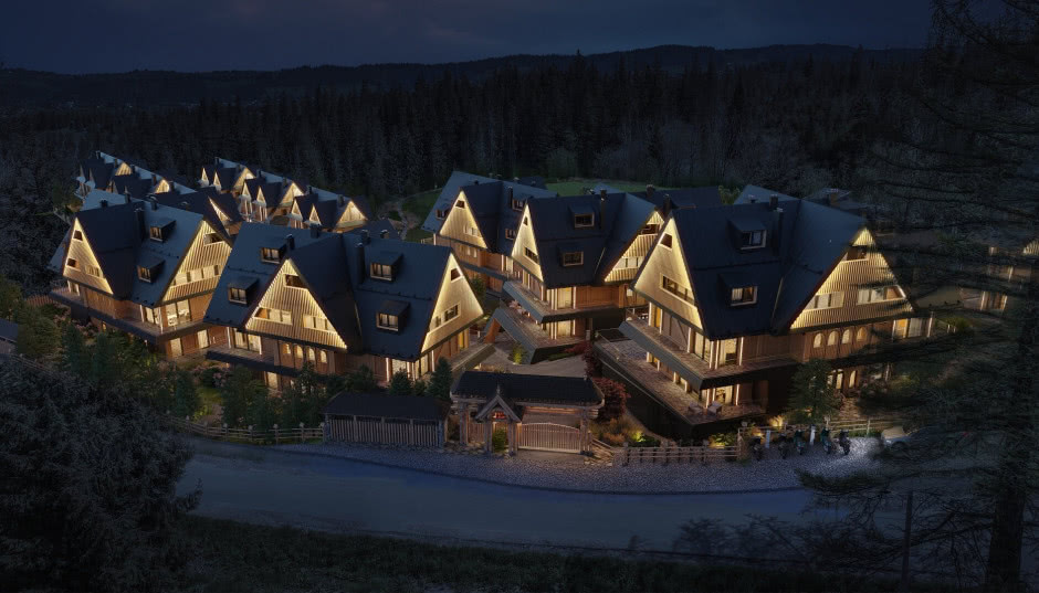 W Zakopanem powstaje designerska osada Cyrhla Villas. To projekt pracowni architektonicznej mode:lina oraz Stanisława Topora