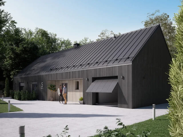 10 gotowych projektów domu stodoły - wybór redakcji