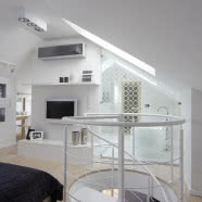 Design i łupek na ścianie - nowoczesne wnętrza