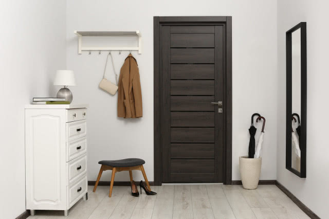 mały przedpokój meble białe