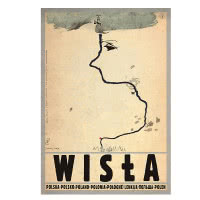 Plakat „Wisła” Ryszard Kaja