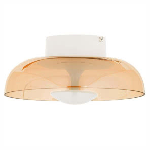 Szklana lampa brzoskwiniowa