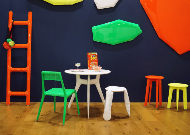 Zięta - stół i stołki Plopp