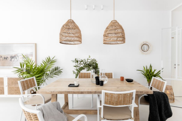 Wnętrze w stylu boho