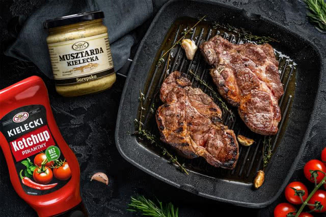 Szarpana karkówka w musztardowej marynacie