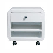 Szafka Club White na kółkach