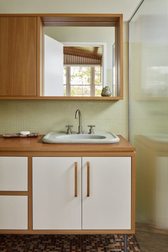 łazienka w stylu vintage