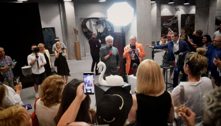 Premiera rzeźb Rafała Olbińskiego podczas finisażu wystawy „Laboratorium Rzeźby”