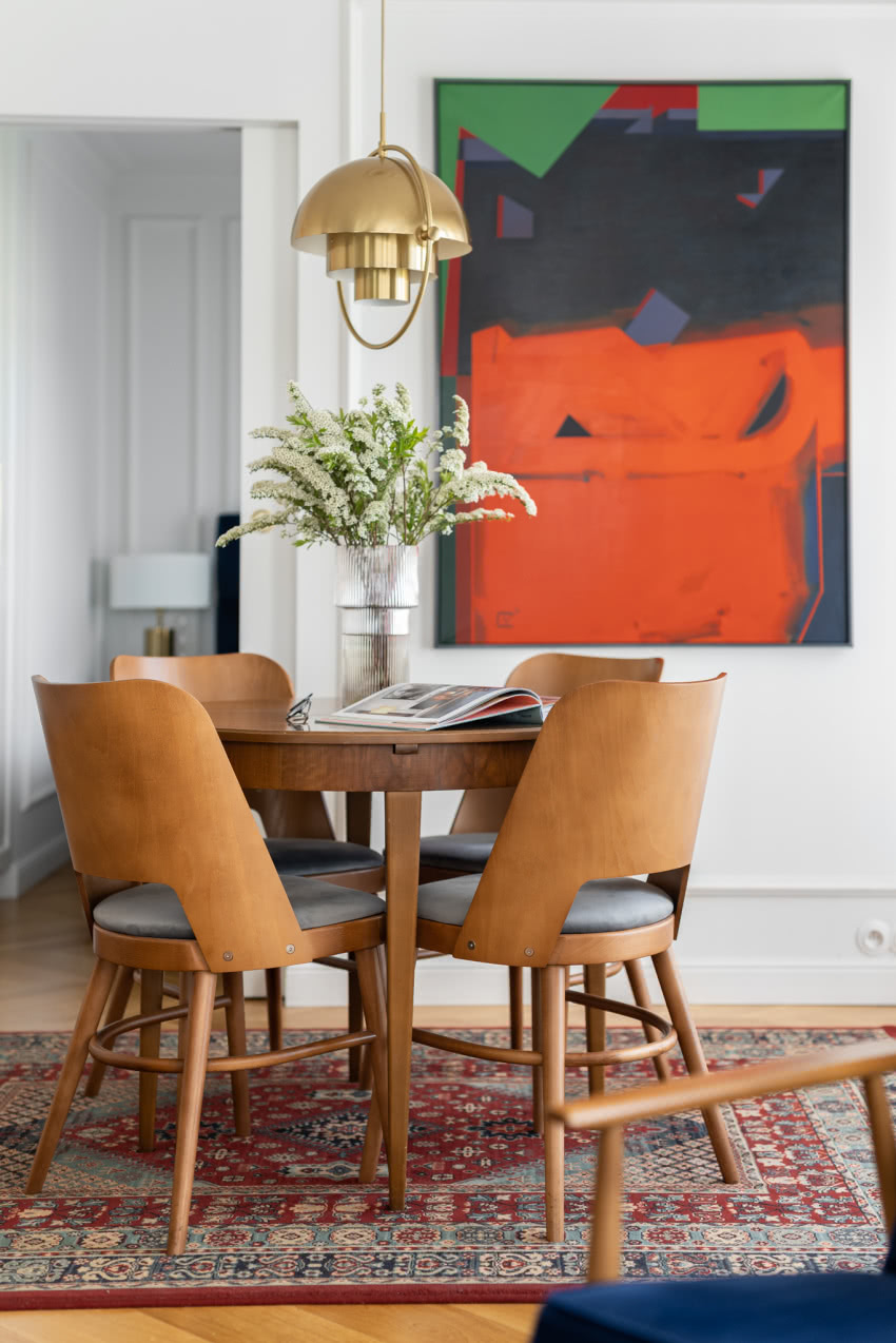 Kącik jadalniany stanowi idealne połączenie...