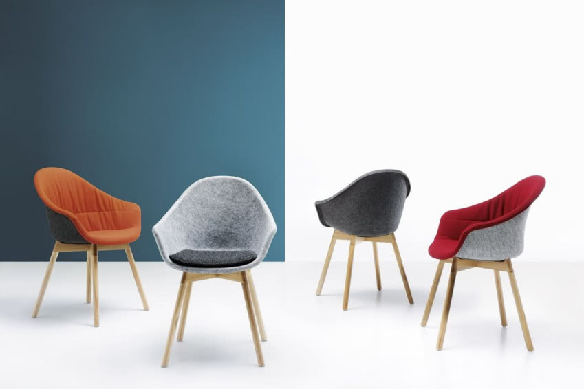 Projekt fotela MAMU dla marki NOTI