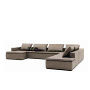 Sofa narożna z modułem wypoczynkowym i szezlongiem