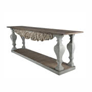 Drewniana rzeźbiona konsola Simla