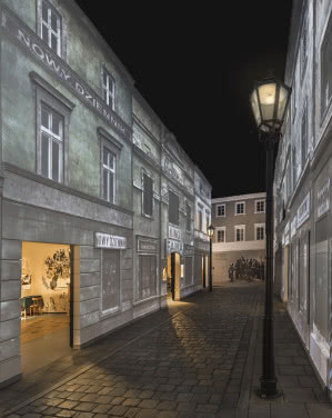 Galeria "Na żydowskiej ulicy" - wystawa stała muzeum Histrorii Żydów Polskich POLIN