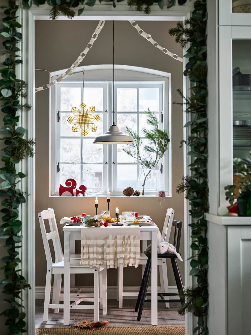 Skandynawska dekoracja stołu, IKEA