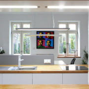 Ściany łazienki są wyłożone nie płytkami, ale...