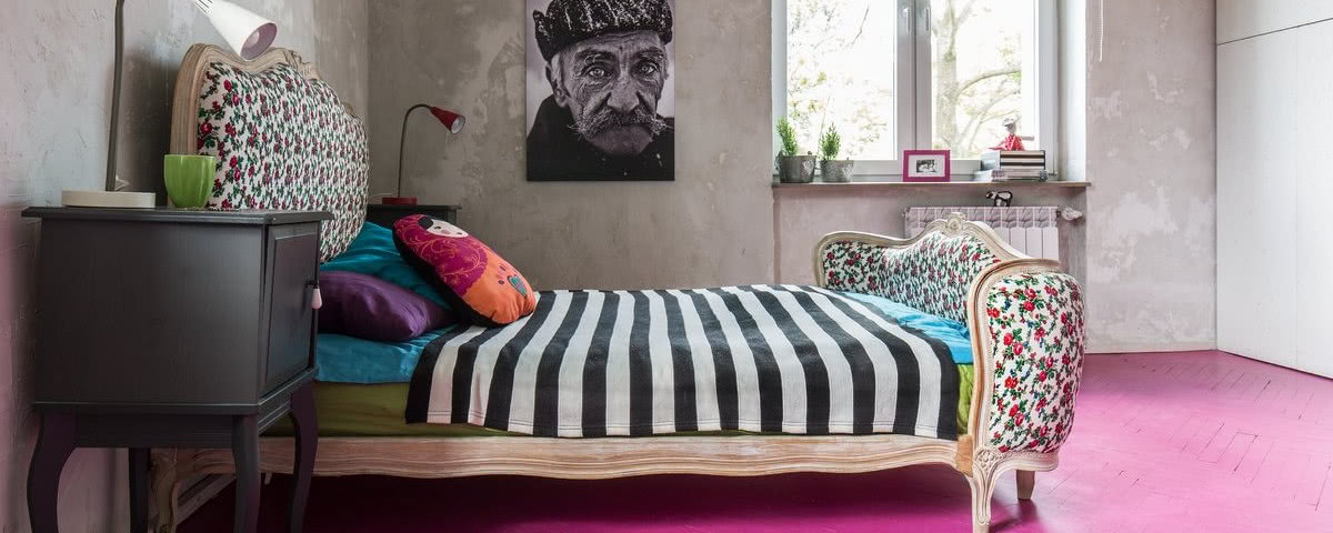 Kolorowe mieszkanie Klementyny Frydrych