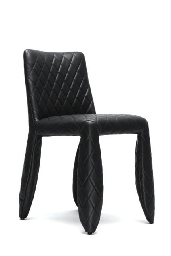 Fotel Monster Chair tapicerowany pikowaną,...