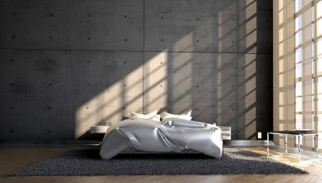 Jak dopasować wnętrze do betonowej ściany?