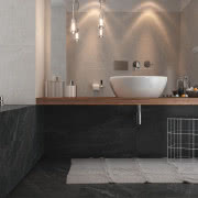 Dekor płytek Playa przypomina naturalny kamień....