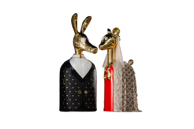 szafy-figurki, państwo młodzi