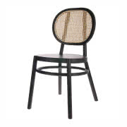 Krzesło retro czarne, HKliving