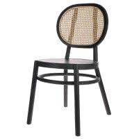 Krzesło retro czarne, HKliving