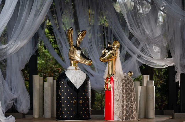 szafy-figurki, państwo młodzi - we wnętrze