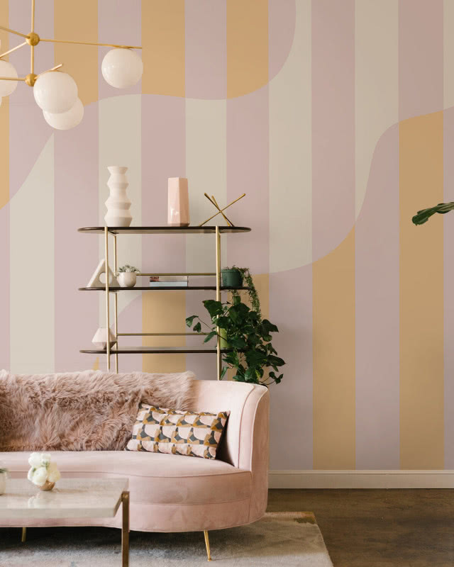 pomalowane na pastelowe kolory paski 