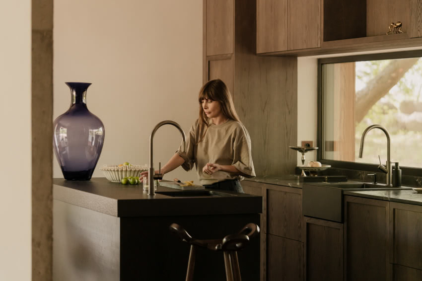 Kuchnia Agnieszki Dygant z baterią kuchenną z...