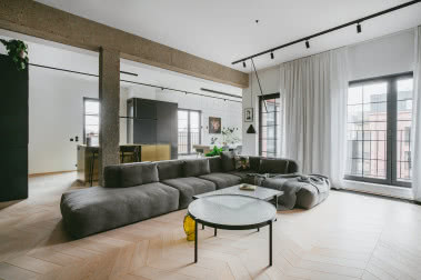 Loftowe mieszkanie w pofabrycznej części Poznania