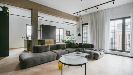 Loftowe mieszkanie w pofabrycznej części Poznania