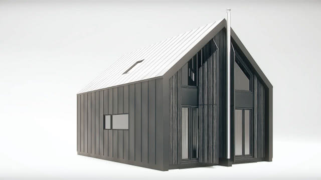 Dom pokryty blachą, DOM XS