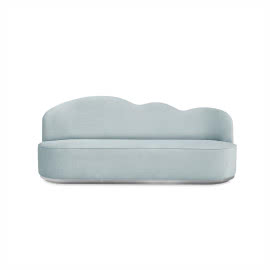 Sofa Cloud w błękitnym odcieniu, CIRCU, 16 300 zł