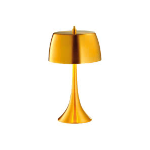Metalowa lampa stołowa, dotykowa, 
Vivienne, wys. 42 cm, westwing.pl, 189 zł