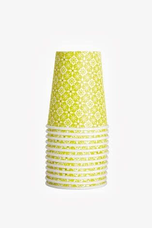 Kolorowe papierowe kubki, House Doctor, SQUARE...