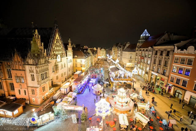 jarmark widziany z góry