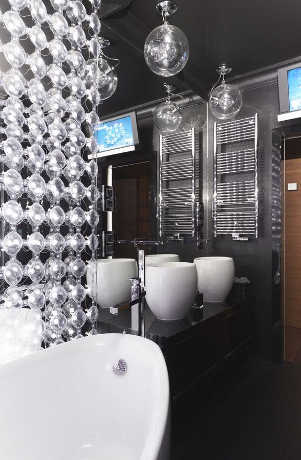 W łazience znajdziemy wszystko, co potrzebne, by...