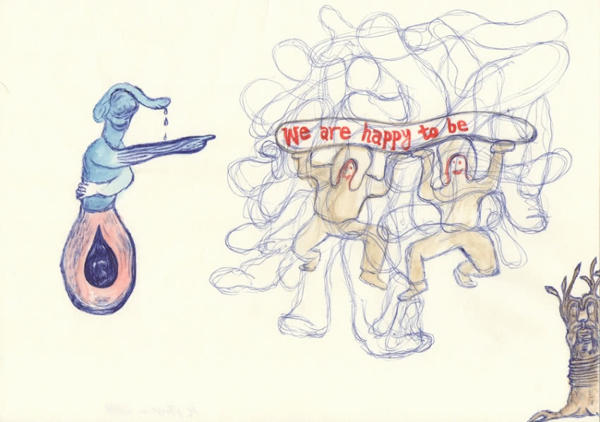 Magdalena Starska "no title" ("we are happy to...