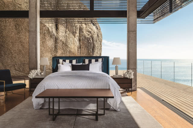 Sypialnia w stylu śródziemnomorskim