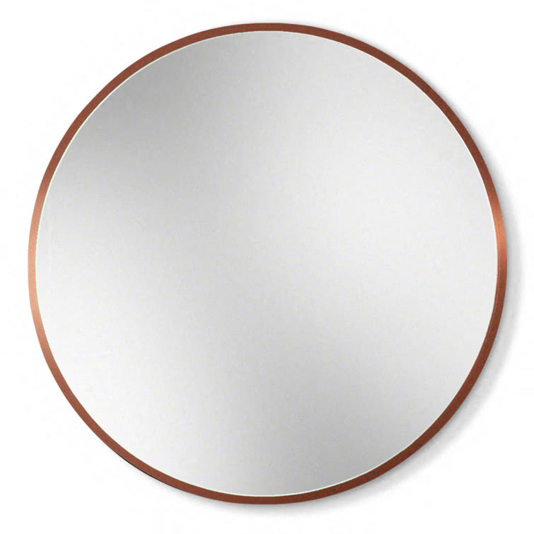 Lustro Scandi Slim miedziane