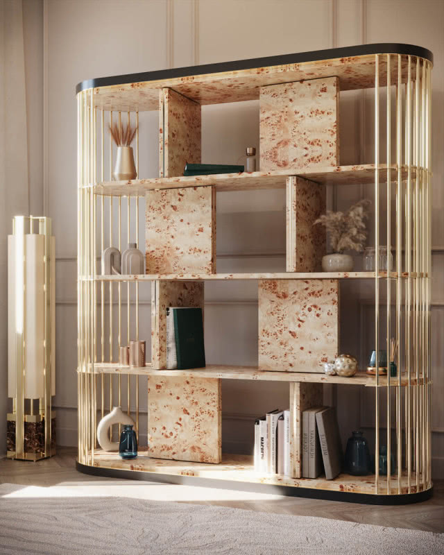 Regał w stylu art déco