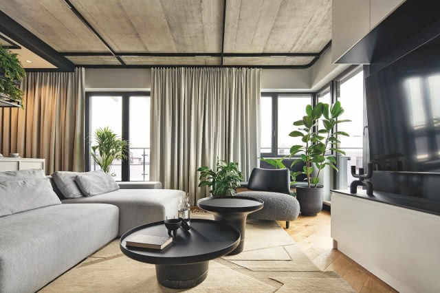 salon w stylu minimalistycznym