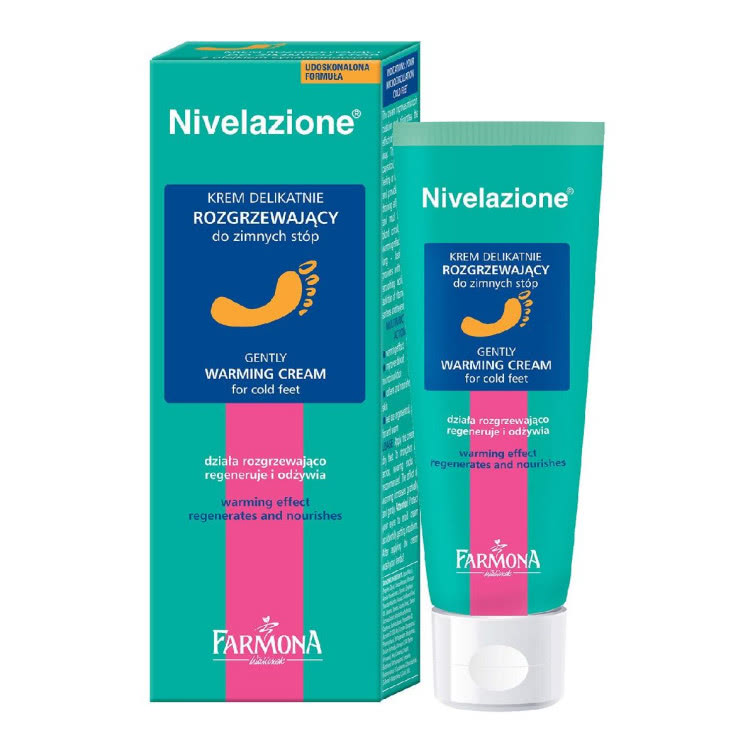 Nivelazione - Krem delikatnie rozgrzewający do zimnych stóp z olejkiem cynamonowym