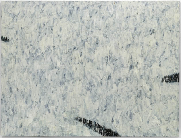 Leon Tarasewicz, "Bez tytułu", 1985, olej na płótnie, 130x170 cm
