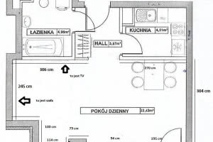 Kąt sypialniany w kawalerce