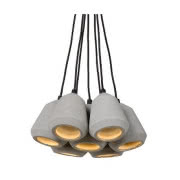 Półka Cube, podłużna, betonowa, zestaw 2 szt,...