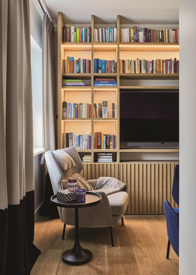 Kącik do czytania aranżacja