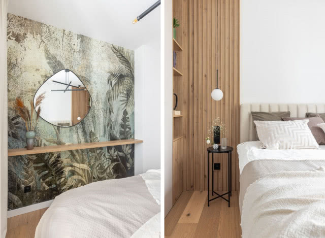 Jasne mieszkanie w bieli i drewnie