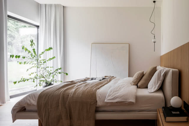 sypialnia minimalistyczna