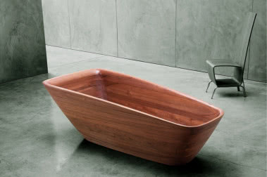 Egzotyczne drewno w łazience